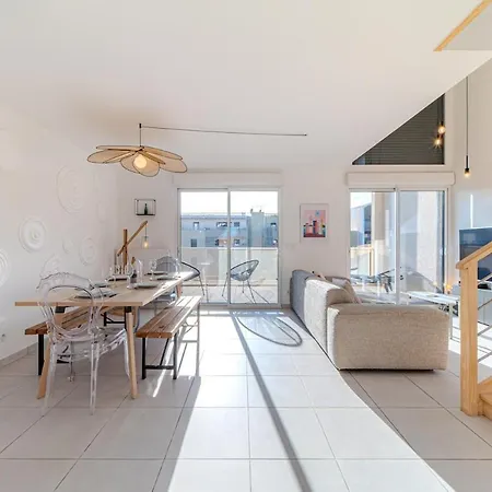 360 Skyview - Rooftop - Parking - Lumineux - Wifi * Saint-Jean-de-Védas